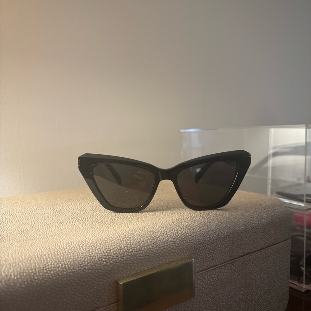 Saint Laurent Black Cat Eye Sunglasses. Worn twice.